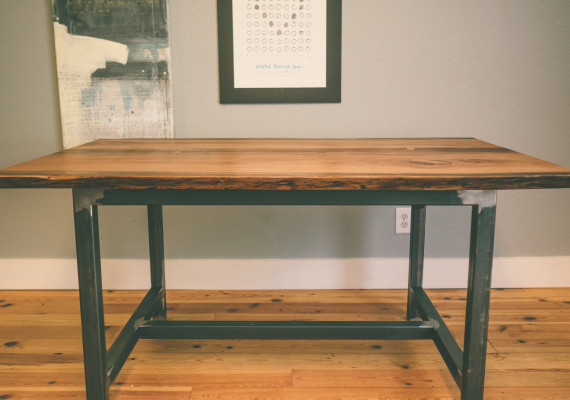 Pecan Bookmatched Table